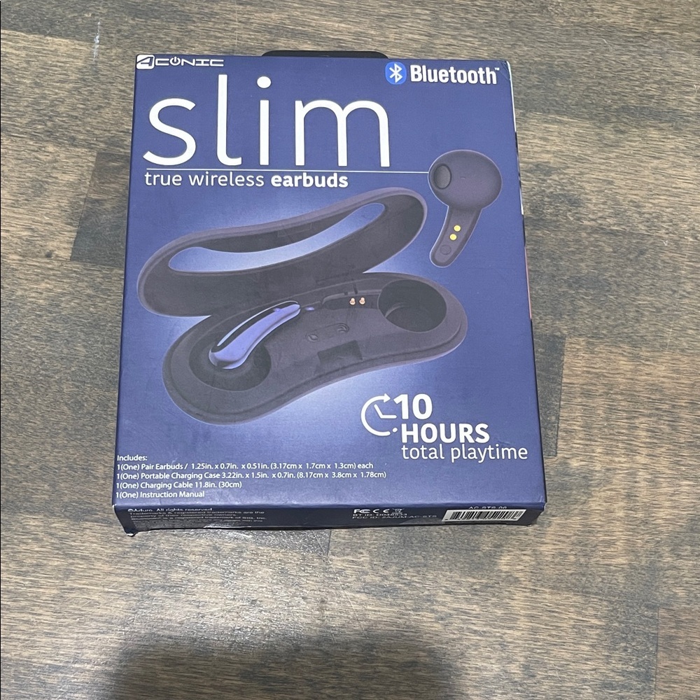 NWT 4conic Slim True Wireless Earbuds